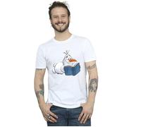 Frozen Olaf Reading T-Shirt Disney White XL