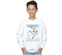 Frozen Olaf Sweet Christmas Sweatshirt Disney White 3-4 Years