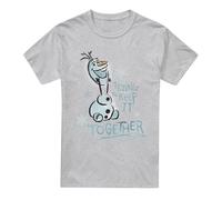 Frozen Olaf Trying To Keep It Together T-Shirt Grey | Size: Small frozen Grey S