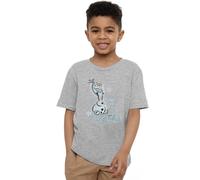 Frozen Olaf Trying to Keep It Together Unisex Kids T Shirt, Athletic Heather, 12-13 Years