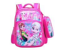(Frozen Pink) Frozen 2 Backpack for Girls with Elsa & Anna Into The Unknown School Nursery Travel Rucksack Daypack Bookbag