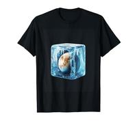 Frozen Planet Enclosed In Ice Cube Space T-Shirt