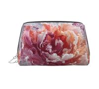 Frozen Rose Printed Leather Portable Makeup Storage Bag, Suitable for Daily Use