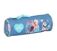 Frozen - Round School Pencil Case, Children's Pencil Case, Child, Ideal for Children from 5 to 14 Years, Comfortable and Versatile, Quality and Resistance, 20 x 7 cm