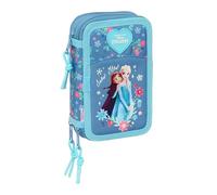 Frozen - School Pencil Case with 37 Tools Included, Children's Pencil Case, Child, Ideal for Children from 5 to 14 Years, Comfortable and Versatile, Quality and Resistance, 12.5 x 5.5 x 19.5 cm