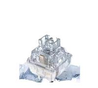 Frozen Silent Switch V2 Mechanical Keyboard Mute Linear Switches 39 gf 3 Pins RGB Transparent Factory Lubrication Custom PC IDGTTLDF(10PCS)