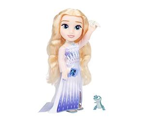 Frozen Singing Elsa The Snow Queen Doll 35 cm, Sings Show Yourself, Includes Accessories for Extra Fun, Perfect for Girls from 3 Years, White and Blue
