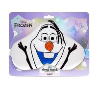 Frozen Sleep Mask Olaf Sowman Disney Character | MAD Beauty | Comfortable, Elastic, Satin | Cute Fun Gift for Women, Adults - White