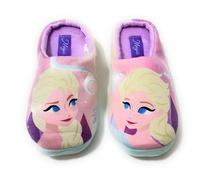 Frozen Slippers | Disney Frozen Slippers for Girls | Slippers Frozen Elsa Disney Hard Sole Non-Slip, multicoloured, 13 UK Child