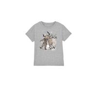 Frozen Snow Bros With Kristoff & Sven Kids T-Shirt Light Grey | Size: 12-13 Years frozen Light Grey 12-13 Years
