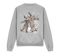 Frozen Snow Bros With Kristoff & Sven Sweatshirt Light Grey | Size: 2XL frozen Light Grey 2XL