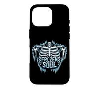 Frozen Soul Icy Skeleton Bones Case for iPhone 16 Pro