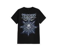 Frozen Soul - Skull Flake - T-Shirt - black - S - 100% Cotton
