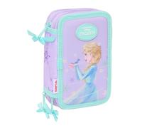 FROZEN SPIRIT - School Pencil Case with 37 Tools Included, Children's Pencil Case, Child, Ideal for Children from 5 to 14 Years, Comfortable and Versatile, Quality and Resistance, 12.5 x 5.5 x 19.5 cm