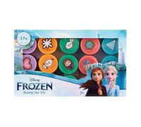 Frozen Stamp Set 15 x Elsa and Anna Toy for Children from 3 Years Frozen Stamp Set Craft Set for Girls Disney Frozen Creative Set for Children's Birthday Parties and School