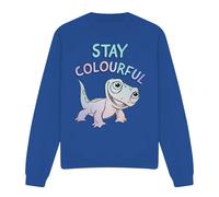Frozen Stay Colourful With Fire Spirit, Bruni Sweatshirt Royal | Size: 2XL frozen Royal 2XL
