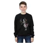 Frozen Sven And Olaf Christmas Ornaments Sweatshirt Disney Black 7-8 Years