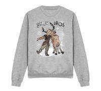 Frozen Sven & Kristoff Snow Bros Sweatshirt Light Grey | Size: Medium frozen Light Grey M