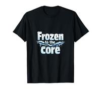 Frozen to The Core HVAC Thermostat Humor Graphic T-Shirt