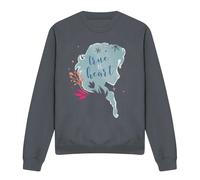 Frozen True At Heart Elsa Silhouette Sweatshirt Charcoal | Size: Small frozen Charcoal S