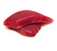 Frozen Tuna Yellowfin Steaks 1kg -/+10% | Premium Wild-Caught Yellowfin Tuna | Boneless & Skinless | High-Protein Seafood | Ideal for Grilling, Searing & Sushi Dishes