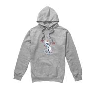 Frozen Valentine's Day Love Is In The Air With Olaf Hoodie Light Grey | Size: XL frozen Light Grey XL