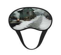 Frozen Whisper Sleep Mask, Soft and Breathable Eye Mask, Elastic Band Design Suitable for Travel and Camping.