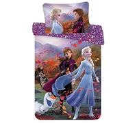 Jerry Fabrics AC-Déco Frozen Wind Bedding Set - 100 x 135 cm - Baby, Purple