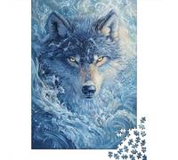Frozen Wolf's Gaze 38x26cm 1000pcs Jigsaw Puzzle, 1000 Piece