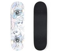 Frozen Wooden Skateboard 79 x 20 x 10 cm Aluminium Axle (9979)