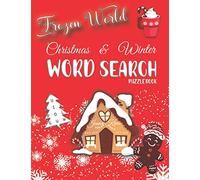 Frozen World - Christmas & Winter Word Search: Large Print Word Search Puzzle Book for Adults and Kids 10+
