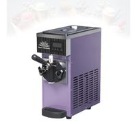 Frozen Yogurt Machine,4.5kg per Hour Output-Soft Serve Ice Cream Machine,Manual Installation-Single Flavor-Commercial Equipment for Summer Events-Buffet-High Efficiency(Purple)