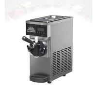 Frozen Yogurt Machine,4.5kg per Hour Output-Soft Serve Ice Cream Machine,Manual Installation-Single Flavor-Commercial Equipment for Summer Events-Buffet-High Efficiency(Silver)