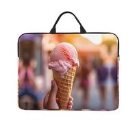 Frozen Yogurt Printed Laptop Sleeve 16.5 * 12.2", Business and Casual Dual use, Suitable for Some laptops