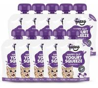 Frozzys Happy Gut Yogurt Squeeze Cat. Healthy, Lickable Cat Treat. Lactose-Free, 0% Fat, No Added Sugar Milk Yoghurt. 10 X 85G