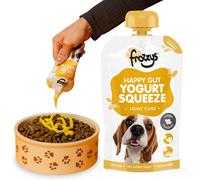 Frozzys Happy Gut Yogurt Squeeze - Joint Care With Chicken. Lactose-Free, 0% Fat Dog Treat With Collagen & Chondroitin. 3 X 115G