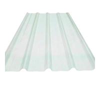 FRP Clear Roof Sheet,2mm Thick Heavy Duty Corrugated Roofing Sheets,Replacement Roofing Material,Water,UV-Ray,Dustproof Daylighting Panels,for Carport Greenhouse (0.9x0.7m/35x28in)