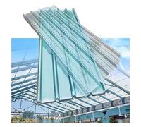 FRP Clear Roof Sheet,Mute Shed Roof Sheets,FRP Daylighting Panels,Anti-UV Roofing Material,Rainproof Carport,Roof Panels,for Garage Carport，for Greenhouse Carport(Color:4pcs,Size:0.9*1.4m/35*55in)