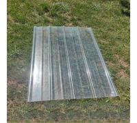 FRP Daylighting Plate,2mm Corrugated Roofing Sheet,Polycarbonate Roofing Sheet,FRP Roofing Cladding Panel,Roofing Material Garage Shed Roof Panel,Sun Roofing Tiles (0.9×1.1m,1pcs)