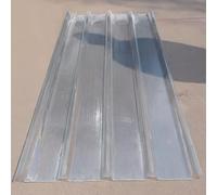 FRP Roofing Cladding Panel,Clear Roof Sheet,UV Resistance Sheeting Corrugated Roof,Silent Daylighting Panels,Replacement Shed Panel for Roof,Car Shed,Canopy,1mm Thick (0.9x1.1m/35x43in)