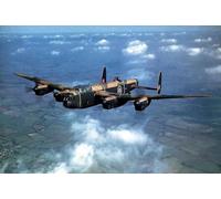 FrpDAdle 5D DIY Diamond Painting by Numbers Kits, Crystal Embroidery Cross Stitch Rhinestone Mosaic Drawing Art Craft Home Wall Decor - Test Flying The Lancaster Bomber Over England，40×60cm