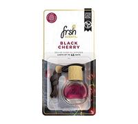 FRSH Scents FR1638 Black Cherry Deluxe Glass Bottle Air Freshener - Lifespan of up to 45 Days - Ideal for rear-view mirrors and hanging handles - Single Pack