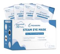 FRSHMORN Steam Eye Mask, Heated Eye Mask Warm Compress for Eyes, Disposable Steam Mask for Sleep, Spa, Travel Must Have for Rest, Relaxation Gifts (Unscented, 32Packs)