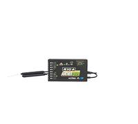 FrSky Archer Plus R10+ Receiver - 10 Configurable Ports Dual Detachable Antennas Access & D16 Compatible Enhanced Anti-RF Interference Black Box & Telemetry SBUS/FBUS Support