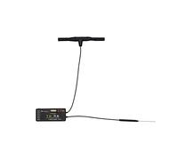FrSky TD R6 Dual-Band Receiver Simultaneous 2.4GHz & 900MHz 6 PWM Outputs SBUS Out & FBUS/S.Port Long Range Up to 100KM Black Box Lightweight 4ms Race Mode OTA Firmware Update
