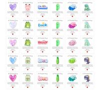 Frstem 30 Sets Pocket Hug Bulk,Inspirational Cards with Mini Tokens Cute Positive Pocket Hug Token Thank You Greeting Card Emotional Support Christmas Gifts for Friend Family Students Birthday Party