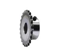 FRSWEQY 1pc 10-24 Tooth 04C Chain Gear 45# Steel 6mm-15mm Bore Industrial Sprocket Wheel Motor Chain Drive Sprocket Tooth Pitch 6.35mm(15mm,12 Teeth)