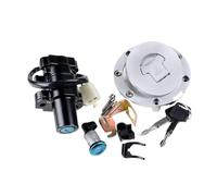 FRSWEQY Motorcycle Ignition Switch Fuel Gas Tank Cap Cover Lock Key Set Fit For Honda CBR 2004-2007 1000RR 2003-2006 600RR