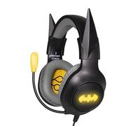 FRTEC - Batman Gaming Headset with Detachable Dark Knight Ears, Cable and RGB LED Light for Playstation 5, PS4, Xbox Series X/S, Xbox One, Nintendo Switch, PC, Mac
