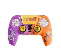 FRTEC - Dragon Ball Z Combo Pack, Hard Case + Grips + Sticker for PS5 DualSense, Goku and Freezer